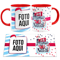 Caneca Um Mimo de Natal com Foto