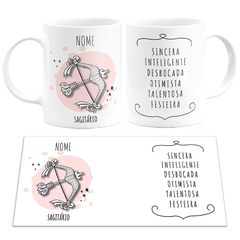 Caneca Coleção Signos Com Nome - Mai Personalizados