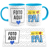 Caneca Eu Te Amo Pai com Foto - Colors