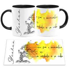 Caneca Yeshua - Eu Sou o Caminho a Verdade e a Vida - Colors - loja online