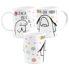 Caneca Flork Meme Paciência Puta Que Pariu - comprar online