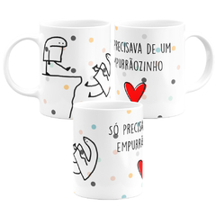 Caneca Flork Meme Só Precisava de um Empurrãozinho - comprar online