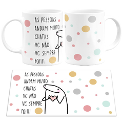 Caneca Flork Meme As Pessoas Andam Muito Chatas - comprar online