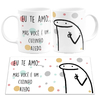 Caneca Flork Meme Eu Te Amo Mais Você é Um Cuzinho Azedo