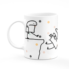 Caneca Flork Meme Só Precisava de um Empurrãozinho na internet