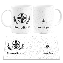 Caneca Coleção Profissões Cursos Biomedicina