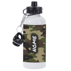 Garrafa Squeeze Camuflada Exército Personalizada com Nome 600 ML - comprar online