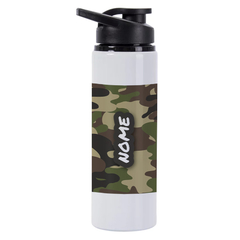 Garrafa Squeeze Camuflada Exército Personalizada com Nome 750 ML - comprar online