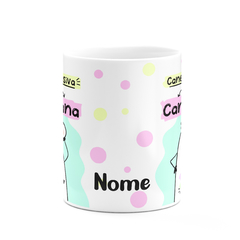 Imagem do Caneca Flork Bentô Meme Ilustrado Signos Modelos Femininas Personalizada com Nome