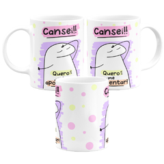 Caneca Flork Meme Cansei Quero Me Aposentar - Mai Personalizados