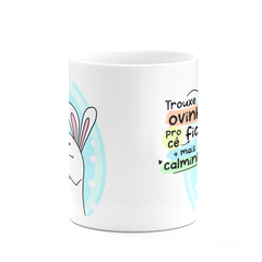 Caneca Flork Meme Coelho Trouxe um Ovinho na internet