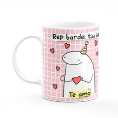 Caneca Flork Meme Rep Bardei Tiu Iu Aniversário Te Amo - comprar online