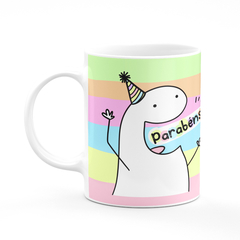 Caneca Flork Meme Parabéns Mais Um Ano Te Aturando - comprar online