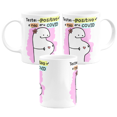 Caneca Flork Meme Testei Positivo e Não Era Covid Gravidez - loja online