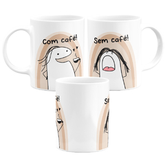 Caneca Flork Meme Com Café Sem Café - loja online