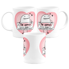 Caneca Flork Meme Te Amo Mesmo Não te Suportando - loja online