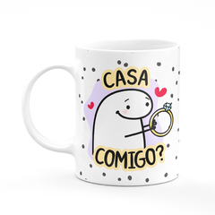 Caneca Flork Casa Comigo Personalizada - Mai Personalizados