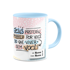 Caneca Verdadeira Páscoa Jesus - Mai Personalizados