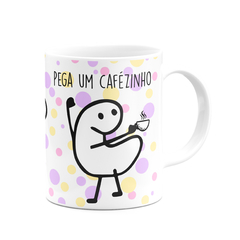 Caneca Flork Bento Desenrola Bate Joga Pega Um Cafezinho Fundo Colors - loja online