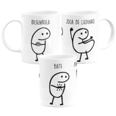 Caneca Flork Bento Desenrola Bate Joga de Ladinho