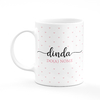 Caneca Personalizada Dindo Do Da Fundo Decorado Rosa 325 ML