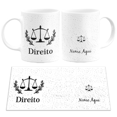 Caneca Coleção Profissões Cursos Direito