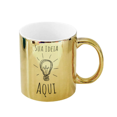 Caneca Metalizada Cromada - Mai Personalizados