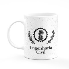 Caneca Coleção Profissões Cursos Engenharia Civil - Mai Personalizados