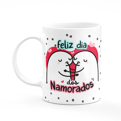 Caneca Flork Feliz Dia dos Namorados Personalizada - Mai Personalizados