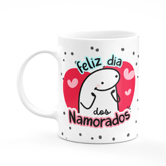 Caneca Flork Feliz Dia dos Namorados Personalizada - Mai Personalizados