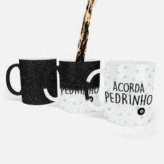 Caneca Mágica Glitter Flork Bentô Acorda Pedrinho Cerâmica - comprar online