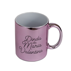 Caneca Metalizada da Dinda com Nome