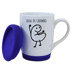 Caneca Flork Desenrola Bate Joga Ladinho Tampa Base Silicone