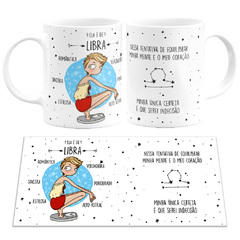 Caneca Coleção Signos Cerâmica Branca 325 ML na internet