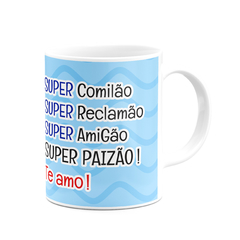 Caneca Flork Bentô Meu Pai é Super - Mai Personalizados