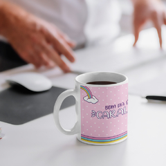 Caneca Unicórnio Malcriado - Bom dia é o Caralho - Mai Personalizados