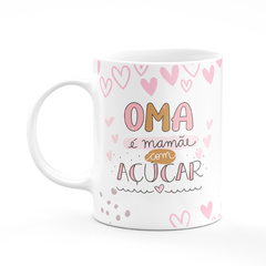 Caneca Vovó Vovô Nonna Nonna Oma Opa Personalizada com Nome - Mai Personalizados