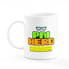 Caneca Pai Nerd Personalizada Com Nome na internet