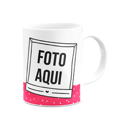 Caneca Branca Namorados Você é Tudo Pra Mim com Foto - loja online