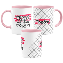 Caneca Colors Namorados Você Me Faz Tão Bem Mozão