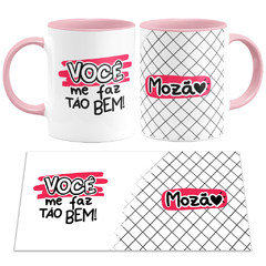 Imagem do Caneca Colors Namorados Você Me Faz Tão Bem Mozão