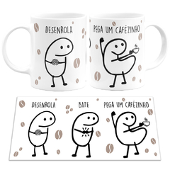 Caneca Flork Bento Desenrola Bate Joga Pega Um Cafezinho Fundo Café - comprar online