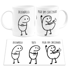 Caneca Flork Bento Desenrola Bate Joga Pega Um Cafezinho - comprar online