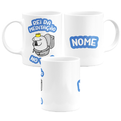 Caneca Flork Bento Rei da Meditação no Vaso Personalizada Com Nome - comprar online