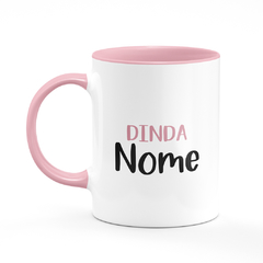 Caneca Aceita Ser Minha Dinda Para Sempre Colors - Mai Personalizados