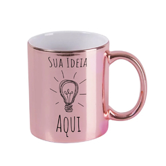 Caneca Metalizada Cromada