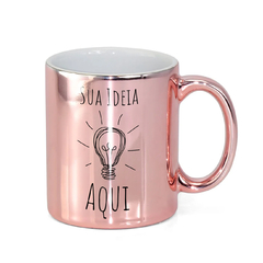 Caneca Metalizada Cromada - comprar online