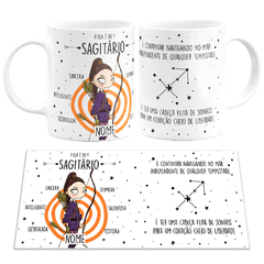 Caneca Coleção Signos Cerâmica Branca 325 ML - loja online