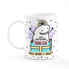 Caneca Flork Seu Presente Sou Eu Personalizada - Mai Personalizados