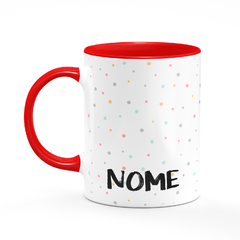 Caneca Me Poupe com Nome - Colors - Mai Personalizados